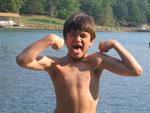 Jacob's 7 year old muscles